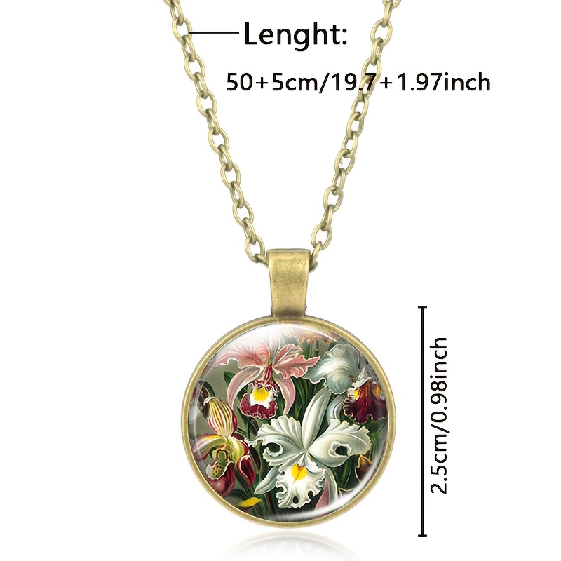 Classic Brown Metal Chain Necklace with Varied Patterns